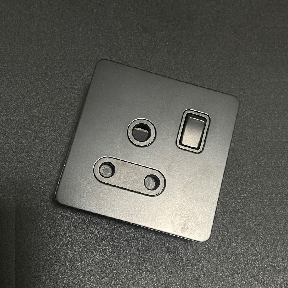 LIWBET Retro style 1 gang / 2 gang/ 3 gang / 4 gang  2 way light switch and stainless steel panel white toggle lamp switch and wall socket