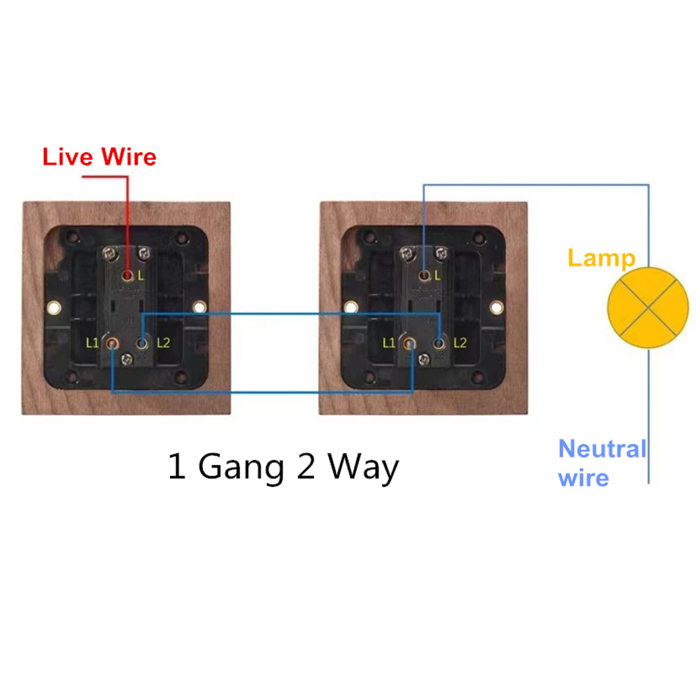 LIWBET Retro style 1 gang / 2 gang/ 3 gang / 4 gang  2 way light switch and white stainless steel panel toggle lamp switch and wall socket