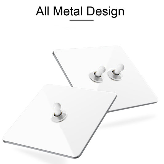 LIWBET Retro style white Color 1 gang / 2 gang/ 3 gang / 4 gang  2 way light switch and stainless steel panel toggle lamp switch and wall socket