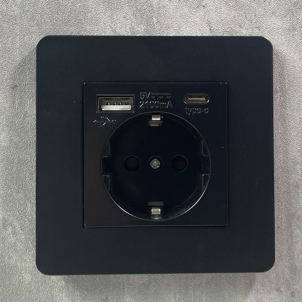 LIWBET Retro style 1 gang / 2 gang/ 3 gang / 4 gang  2 way light switch and stainless steel panel Gold toggle lamp switch and wall socket