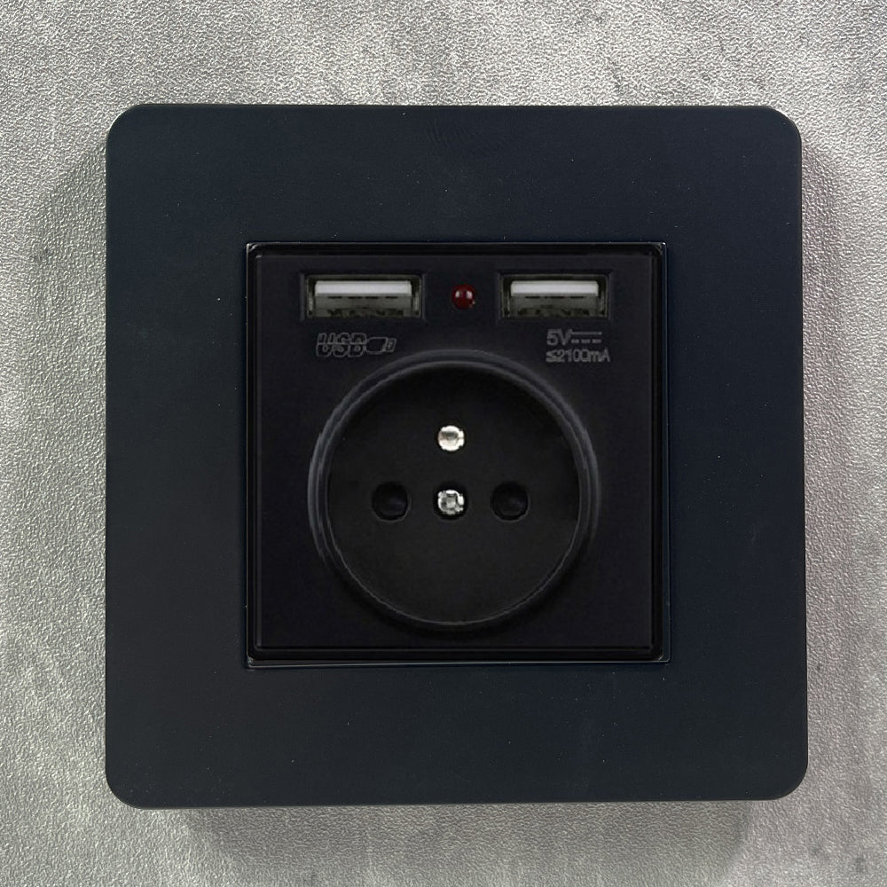 LIWBET Retro style 1 gang / 2 gang/ 3 gang / 4 gang  2 way light switch and stainless steel panel Gold toggle lamp switch and wall socket