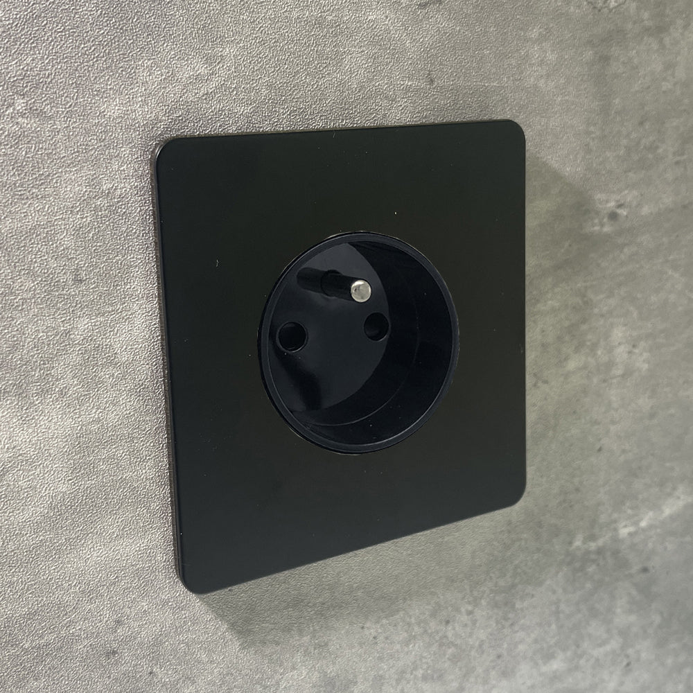 LIWBET Retro style 1 gang / 2 gang/ 3 gang / 4 gang  2 way light switch and stainless steel panel Gold toggle lamp switch and wall socket