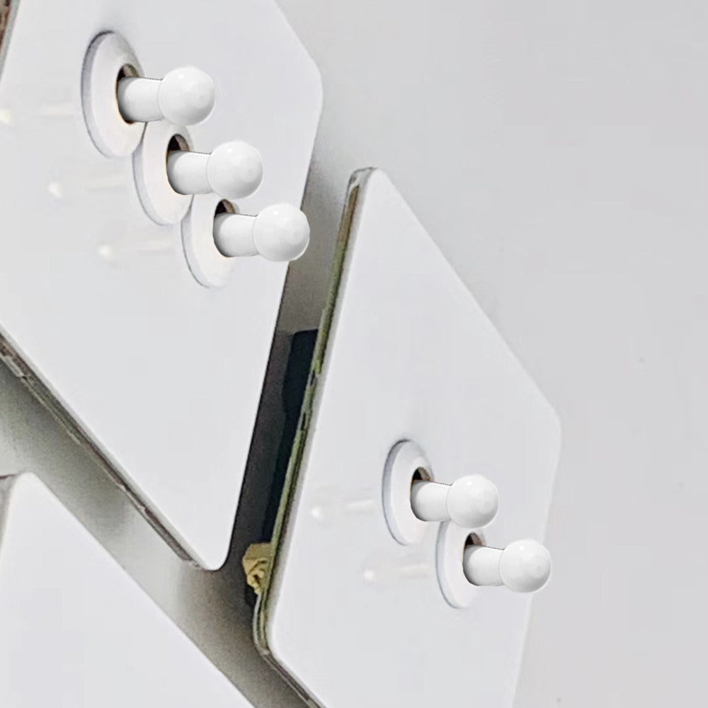 LIWBET Retro style white Color 1 gang / 2 gang/ 3 gang / 4 gang  2 way light switch and stainless steel panel toggle lamp switch and wall socket
