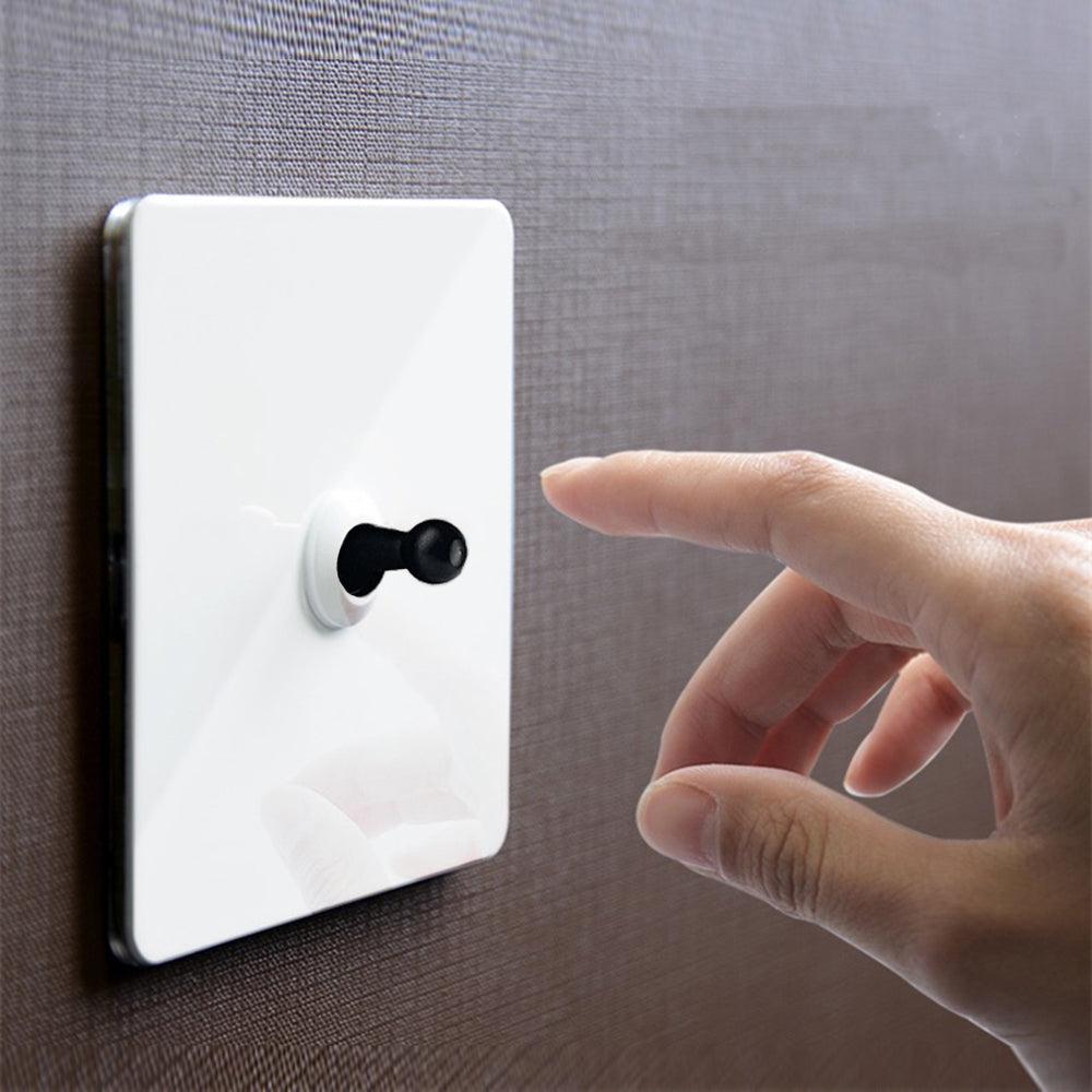 LIWBET White Color Lamp Switch and Retro style 1 Gang / 2 Gang / 3 Gang / 4 Gang light switch with Socket