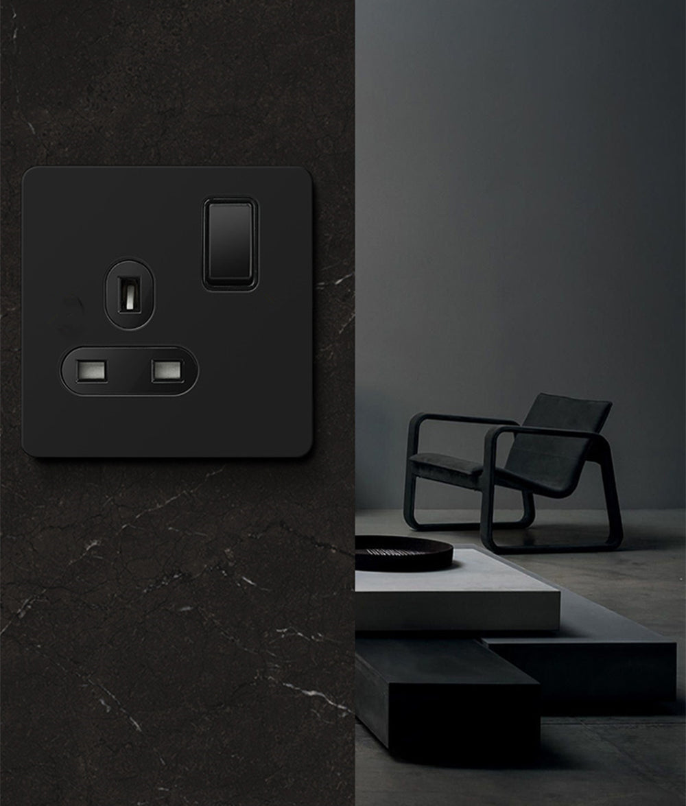 LIWBET Retro style 1 gang / 2 gang/ 3 gang / 4 gang  2 way light switch and stainless steel panel Gold toggle lamp switch and wall socket