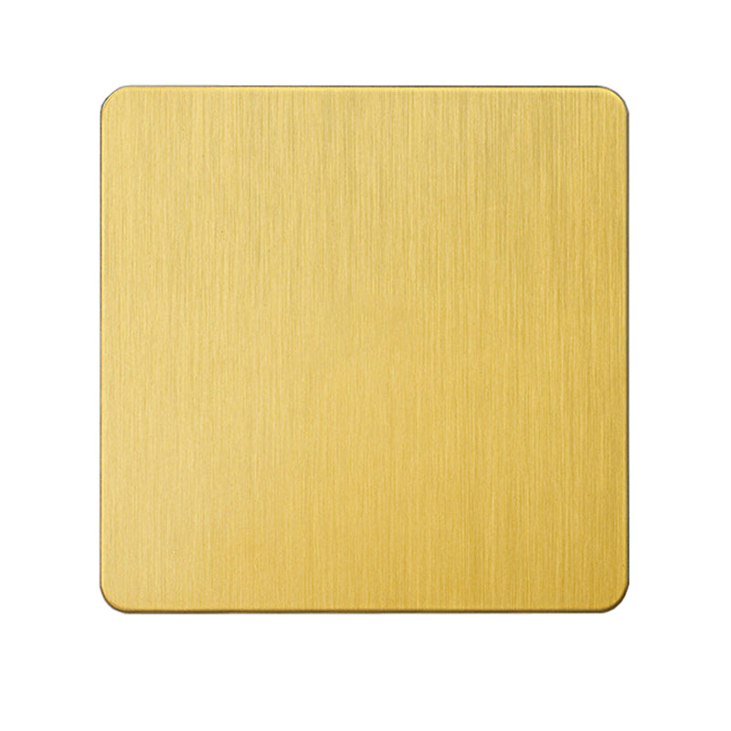 LIWBET Retro style Gold Color 1 gang / 2 gang/ 3 gang / 4 gang  2 way light switch and stainless steel panel toggle lamp switch and wall socket
