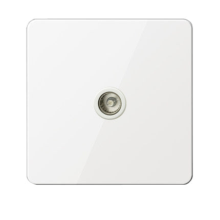 LIWBET Retro style 1 gang / 2 gang/ 3 gang / 4 gang  2 way light switch and white stainless steel panel toggle lamp switch and wall socket