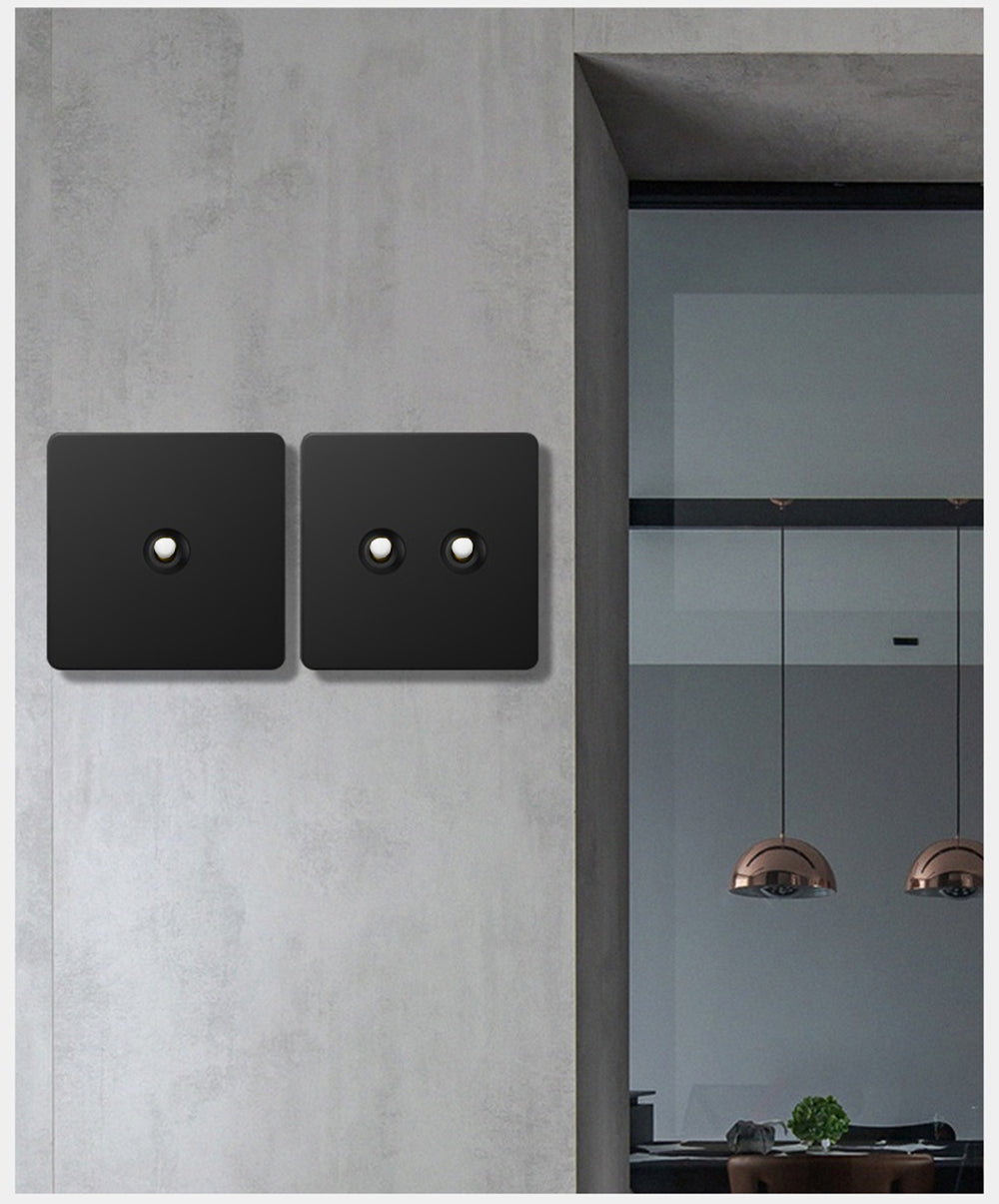 LIWBET Retro style 1 gang / 2 gang/ 3 gang / 4 gang  2 way light switch and stainless steel panel white toggle lamp switch and wall socket