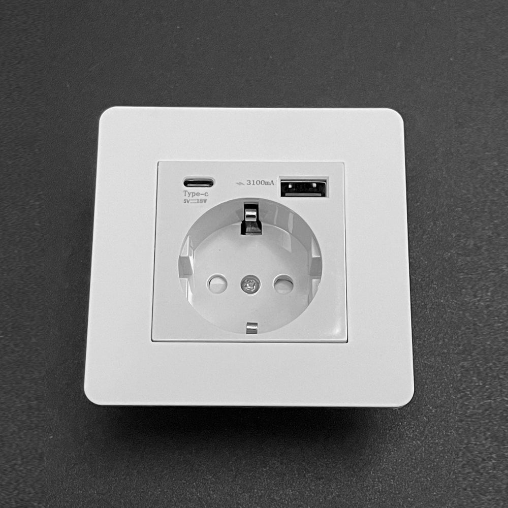 LIWBET Retro style 1 gang / 2 gang/ 3 gang / 4 gang  2 way light switch and white stainless steel panel toggle lamp switch and wall socket