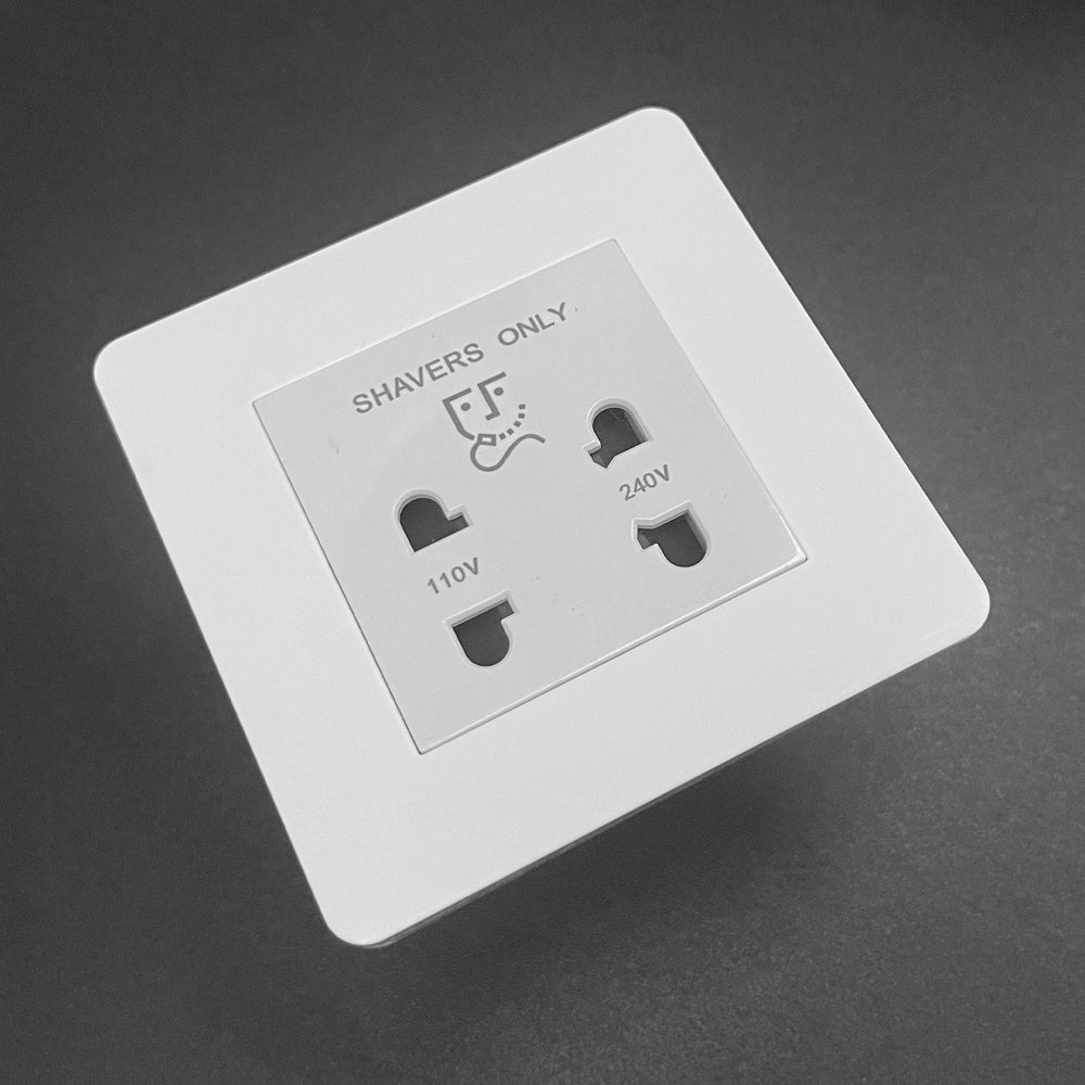 LIWBET Retro style 1 gang / 2 gang/ 3 gang / 4 gang  2 way light switch and white stainless steel panel toggle lamp switch and wall socket