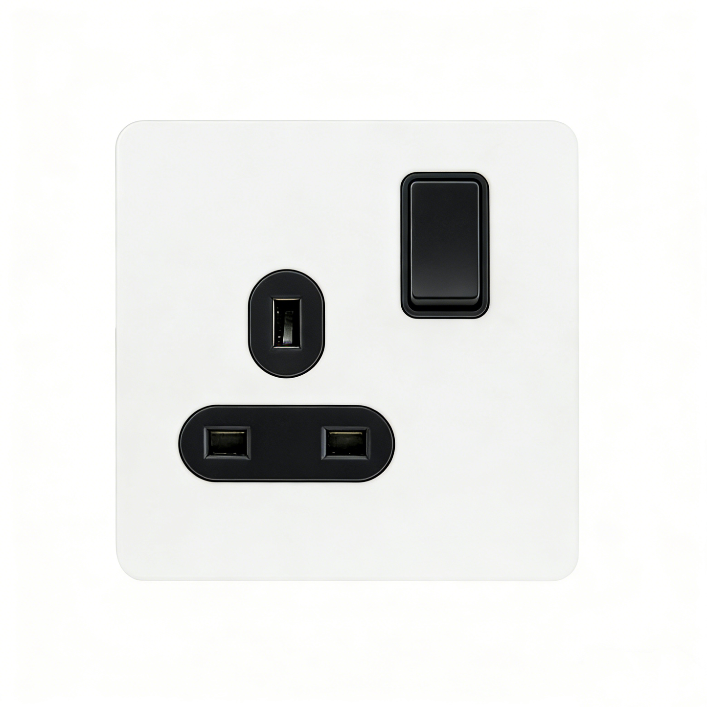 LIWBET White Color Lamp Switch and Retro style 1 Gang / 2 Gang / 3 Gang / 4 Gang light switch with Socket